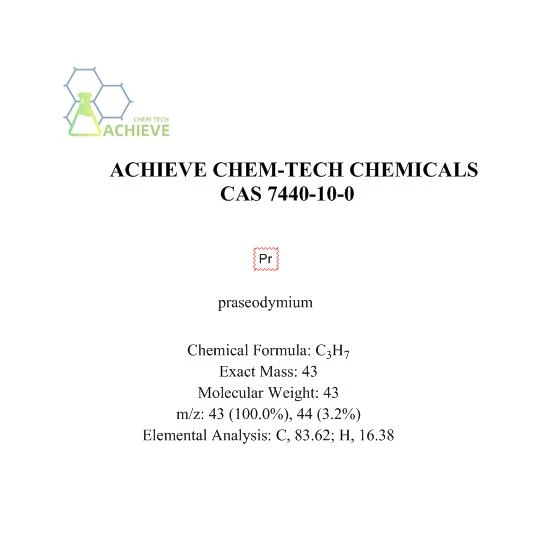 Prazeodímium por CAS 7440-10-0